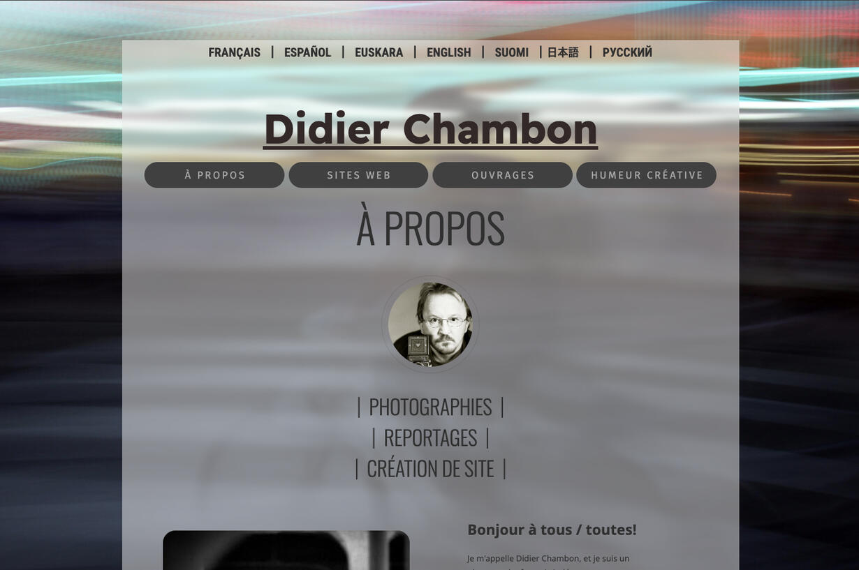 Didier Chambon - Portefolio
