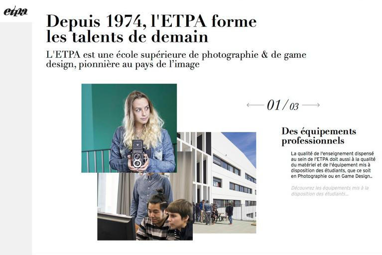 ETPA - Formations et Métiers de l’Image.